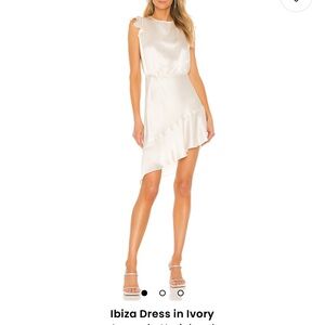 Ibiza Asymmetrical Ivory Dress